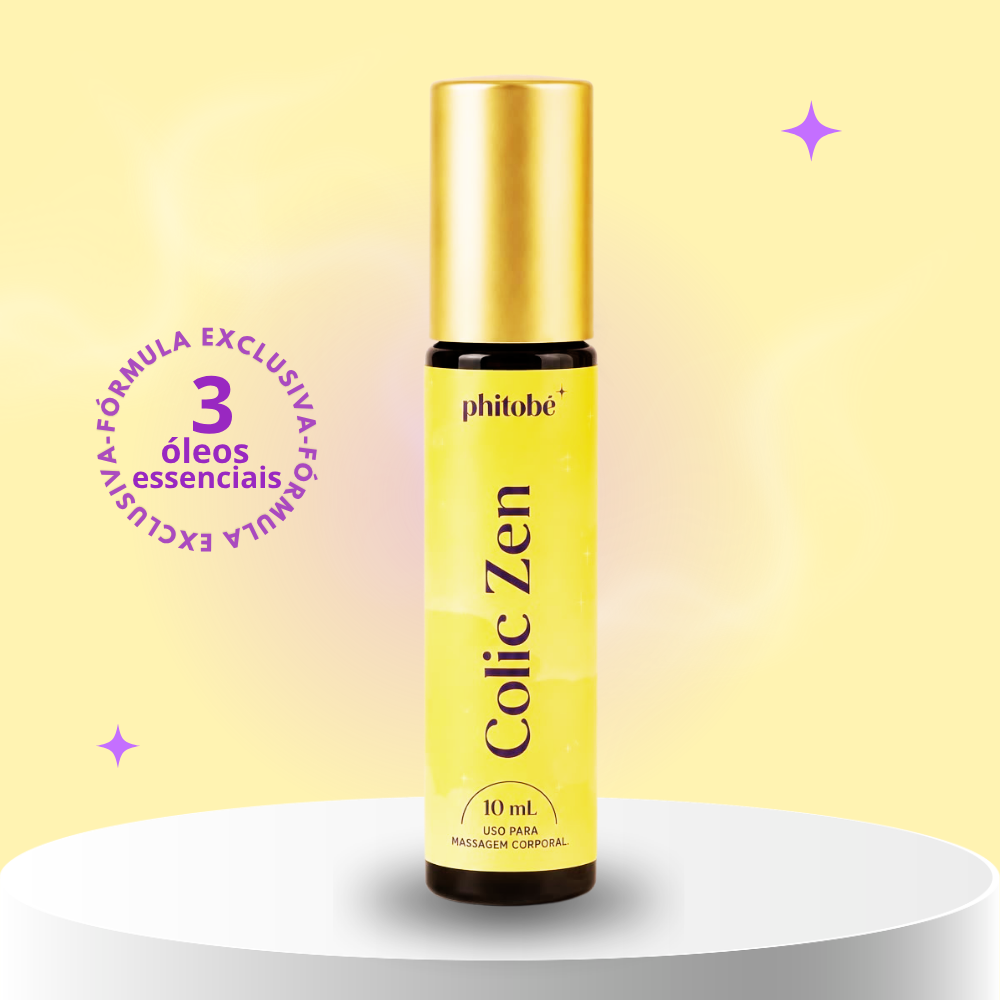 Roll-on Colic Zen ao lado da sua embalagem